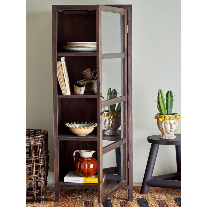 Kreative Kollektion Marl Schrank, Braun, Lindenholz