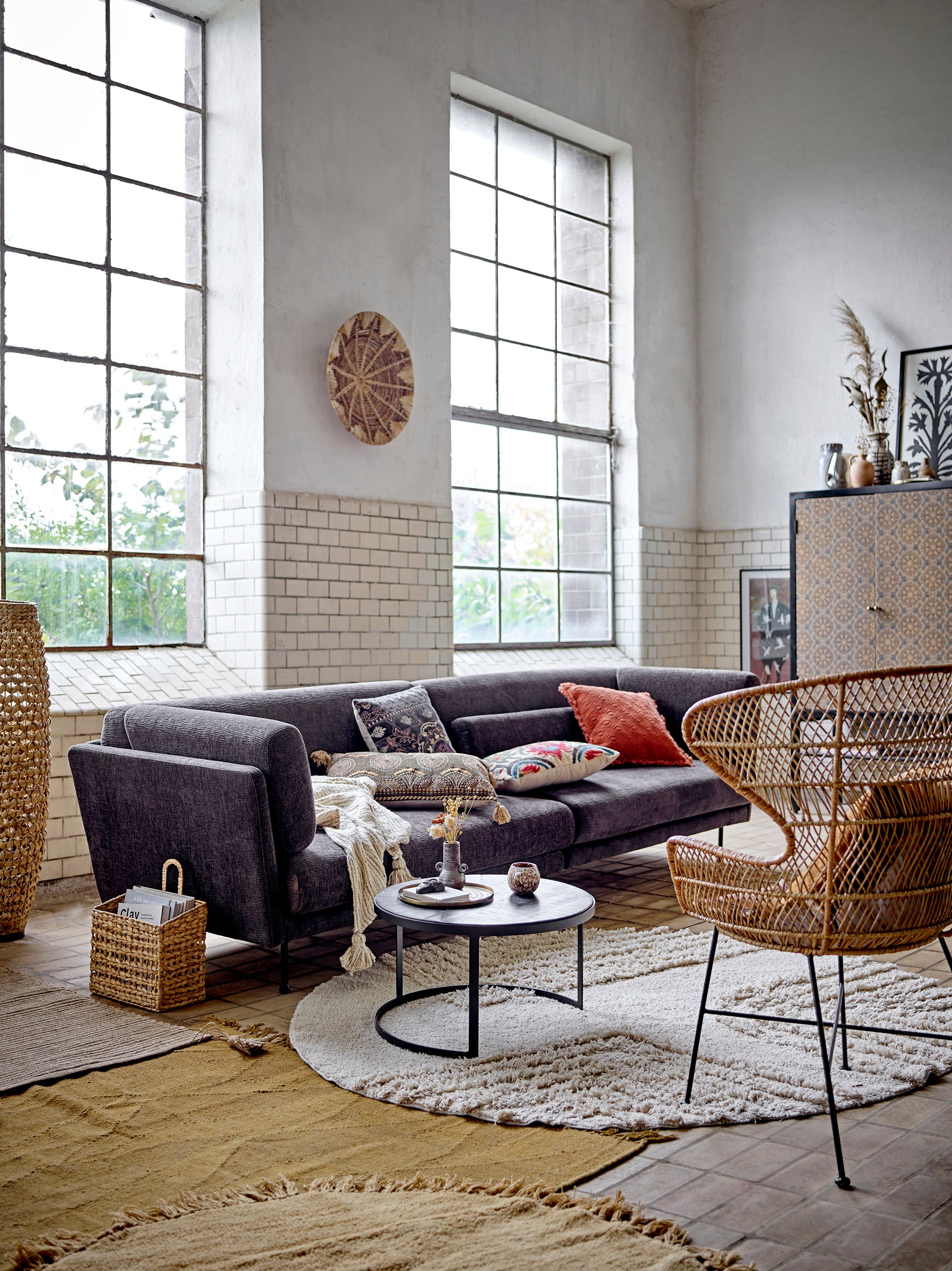 Bloomingville Tapis Clarie, Nature, Coton