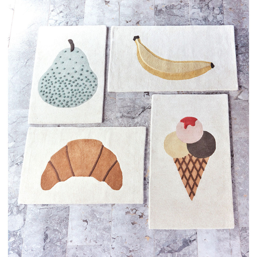 OYOY MINI tapis touffeté à la banane