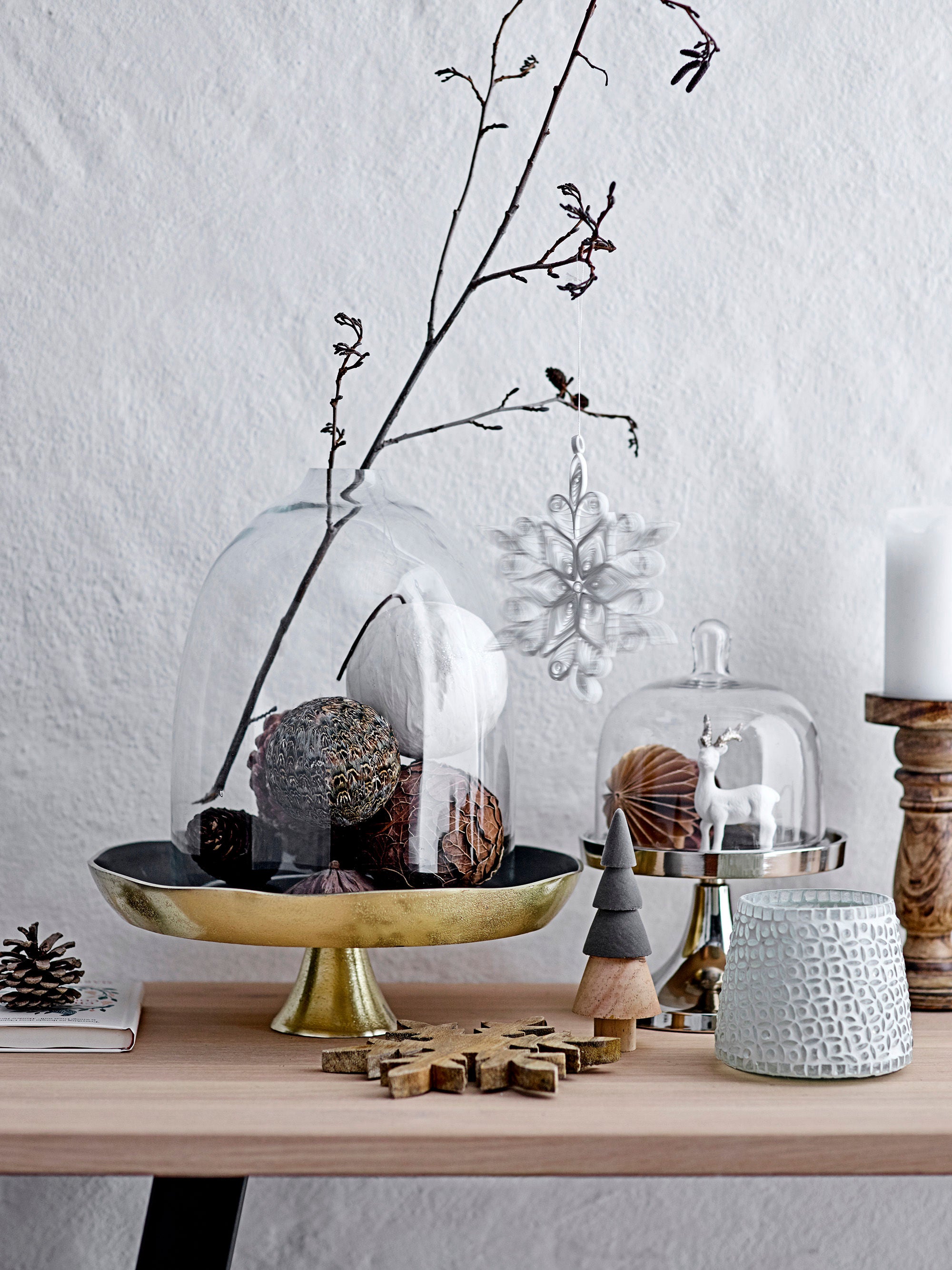 Blooming ville Misba Ornament, Braun, Veer