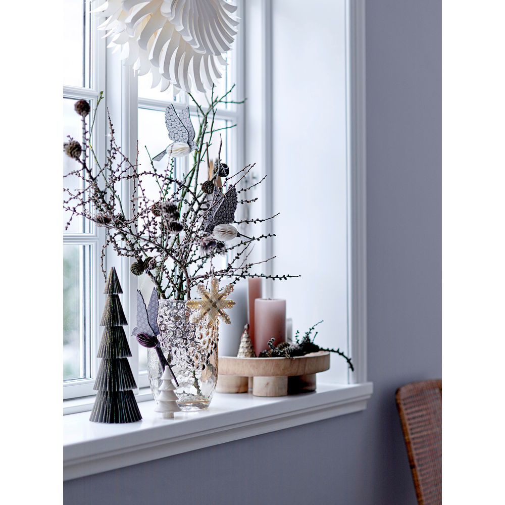 Bloomingville Emalia Vaas, Bruin, Glas