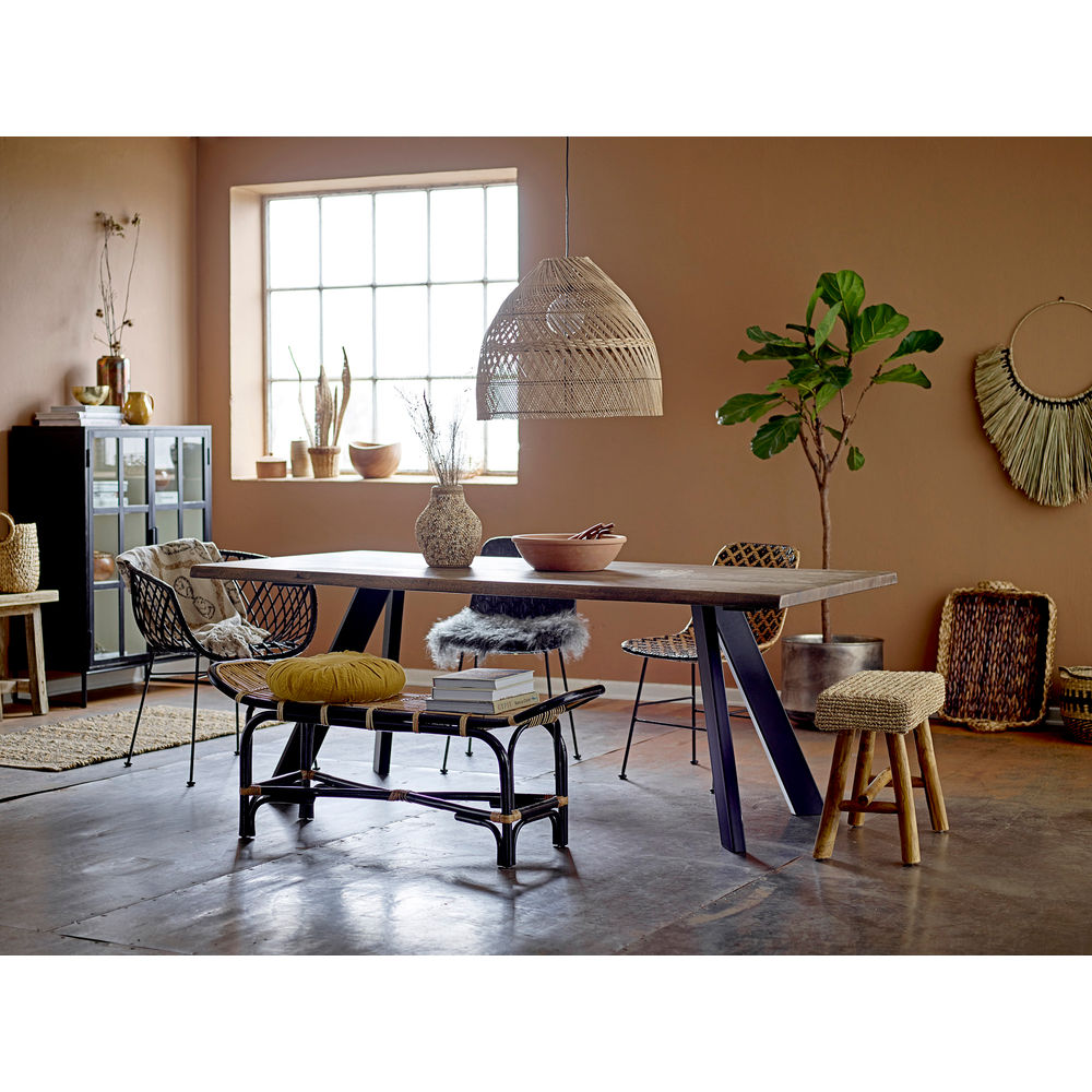 Bloomingville Opaal Kast, Zwart, Eik