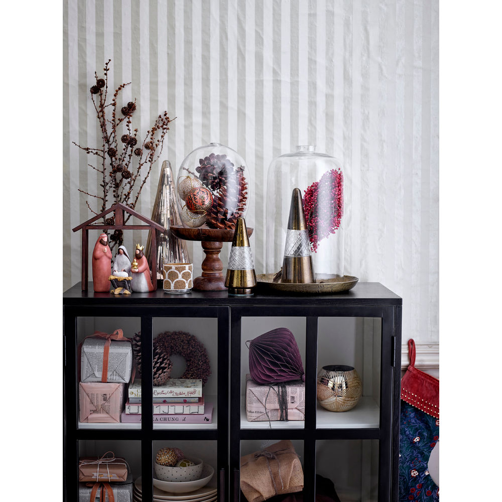 Bloomingville Opaal Kast, Zwart, Eik