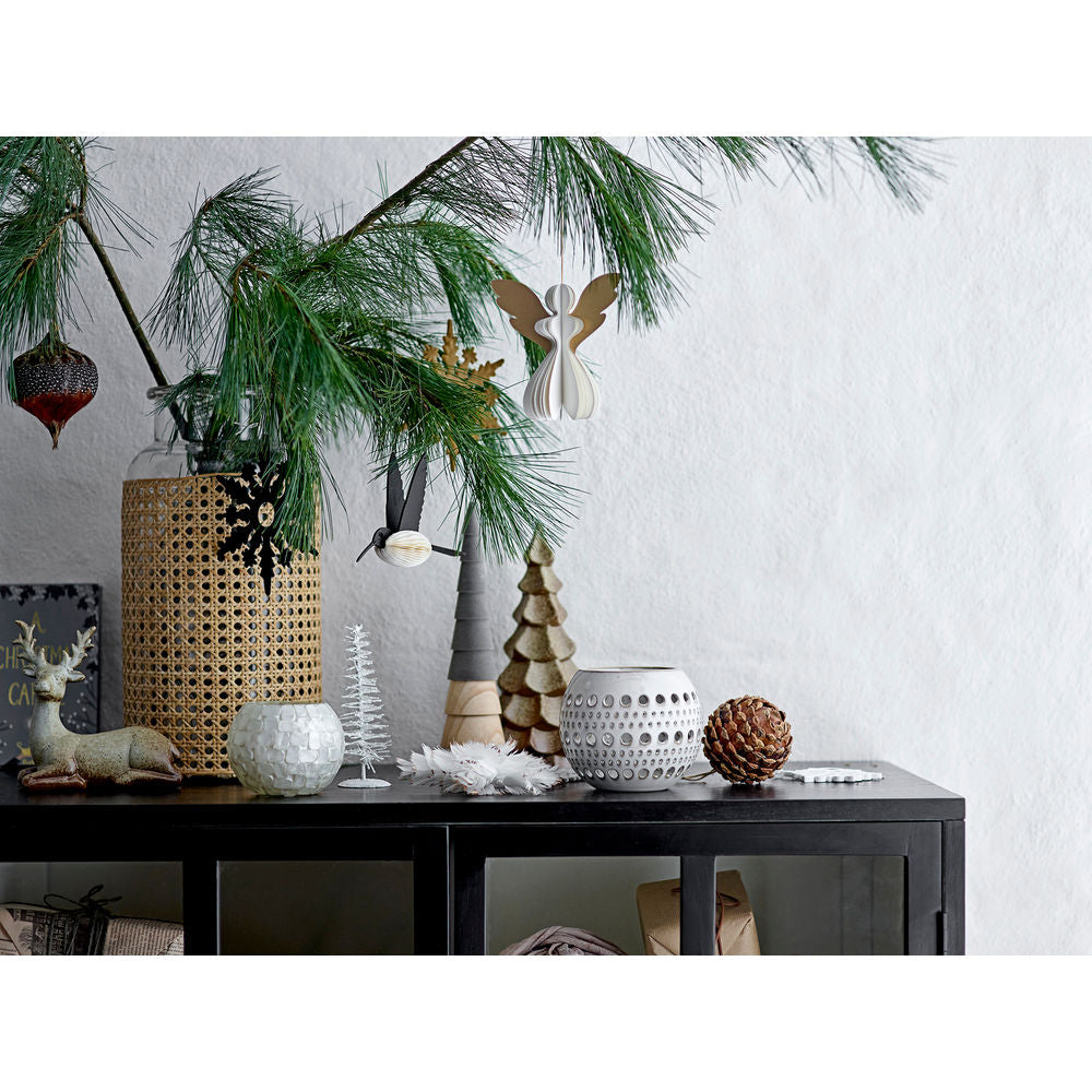 Bloomingville Opaal Kast, Zwart, Eik