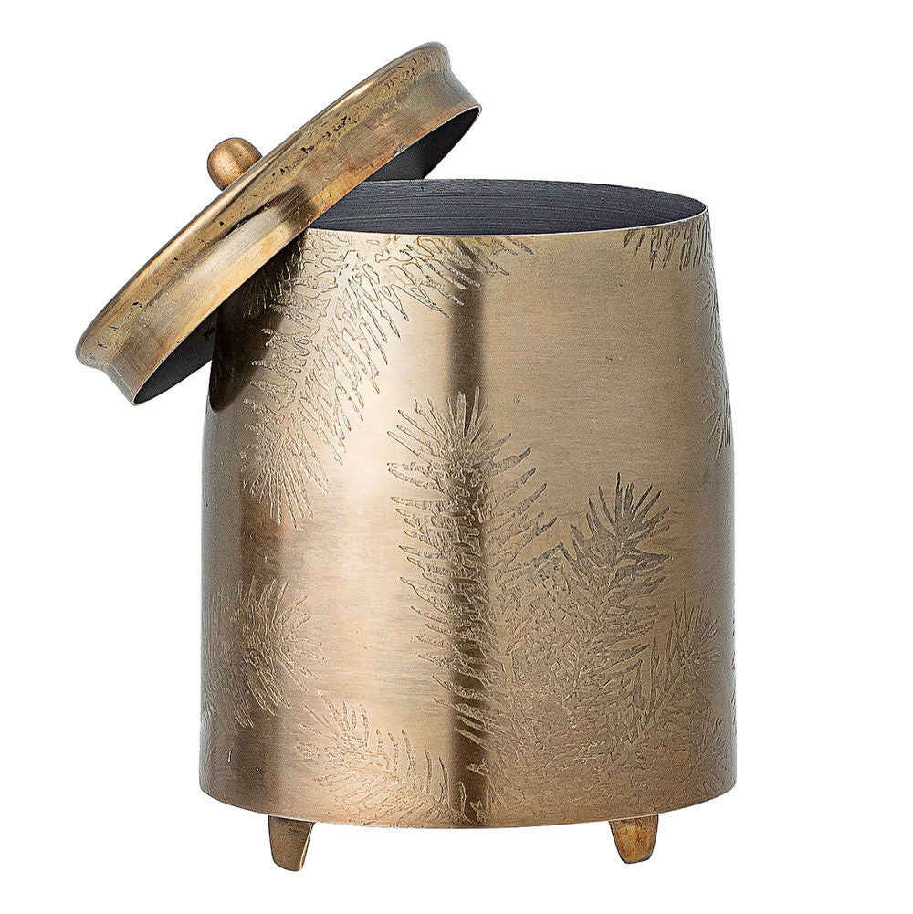 Bloomingville Jolee Pot met Deksel, Messing, Roestvrij Staal
