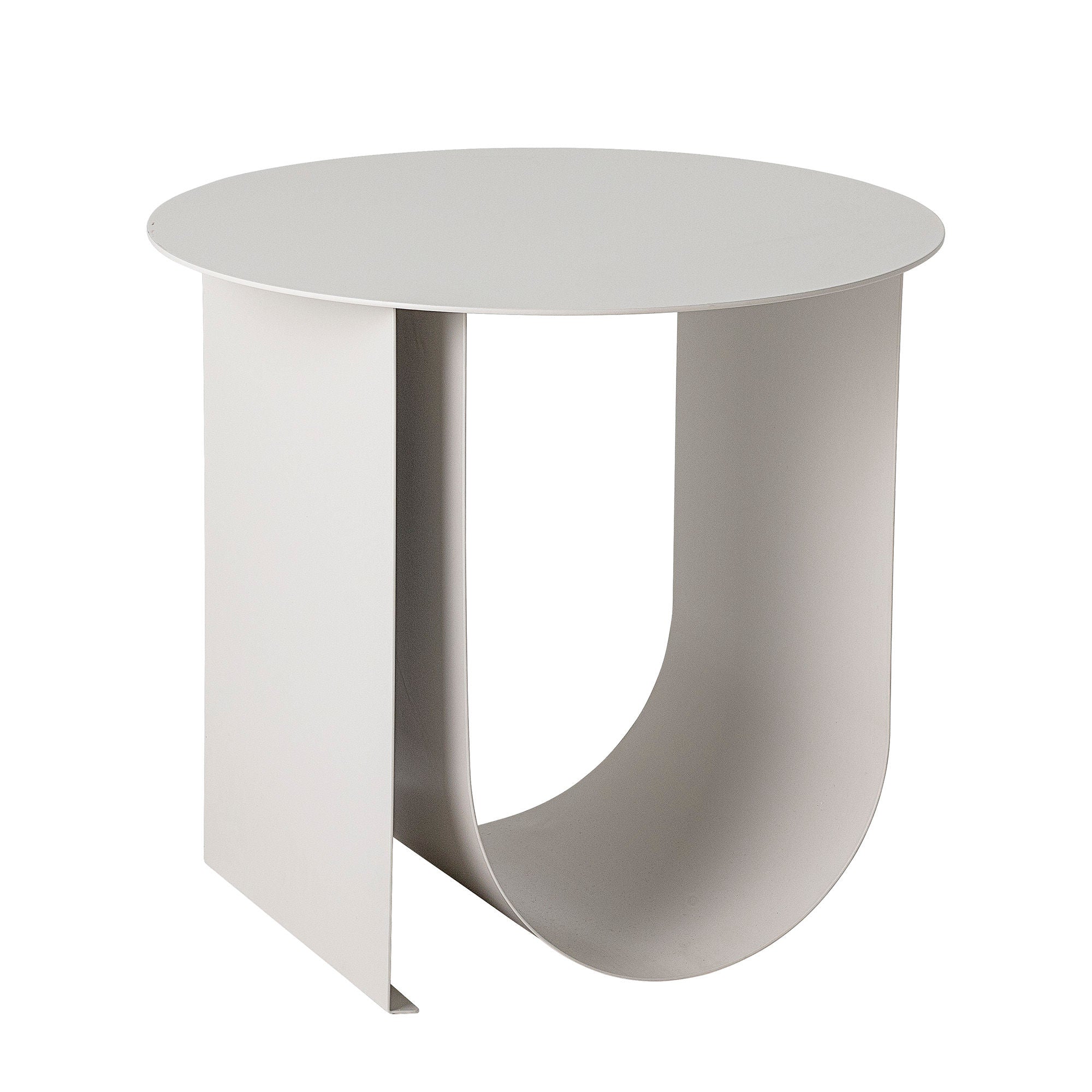 Bloomingville Table d'appoint Cher, Gris, Métal
