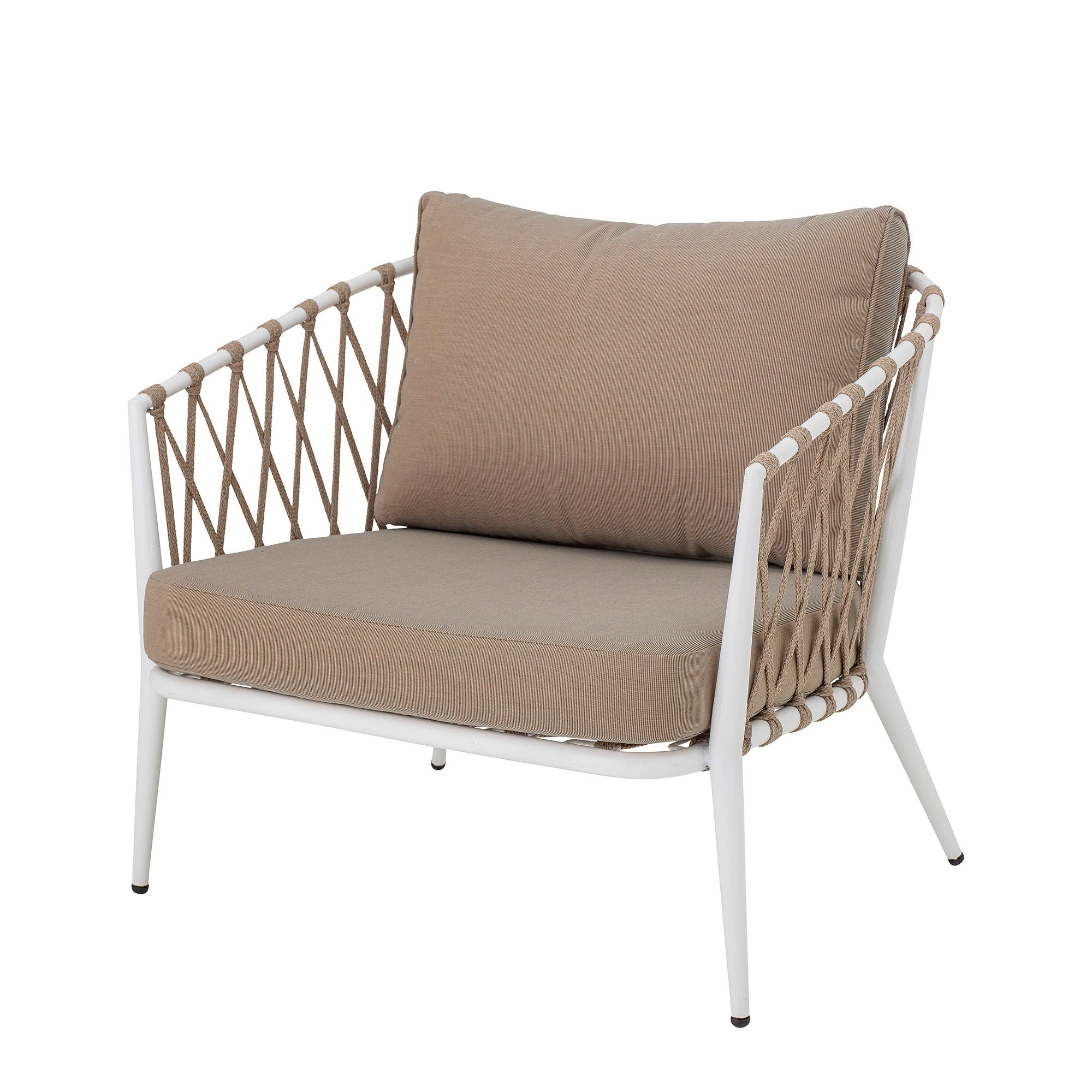 Creative Collection Fauteuil Cia, Blanc, Métal
