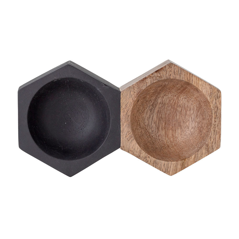 Bloomingville Frelle Zout & Peper pot, Natuur, Mango