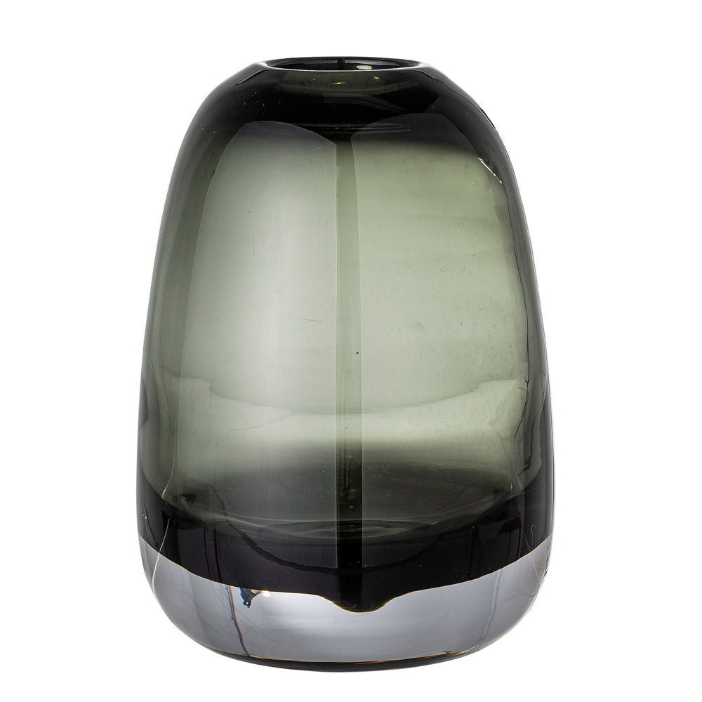 Bloomingville Adjo Vaas, Grijs, Glas