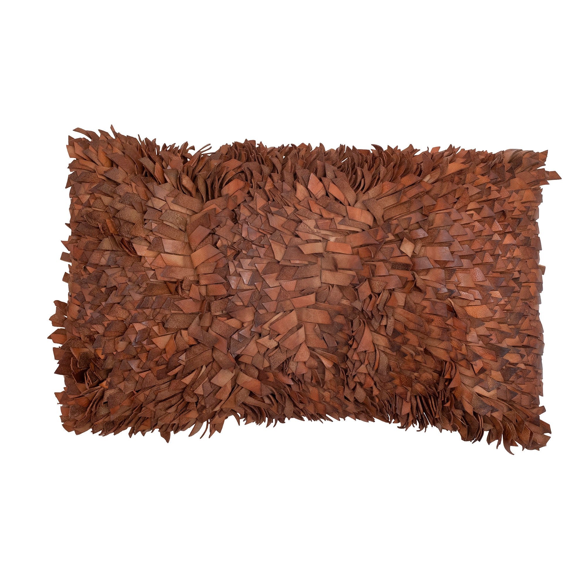 Bloomingville Serah Kussen, Bruin, Leder
