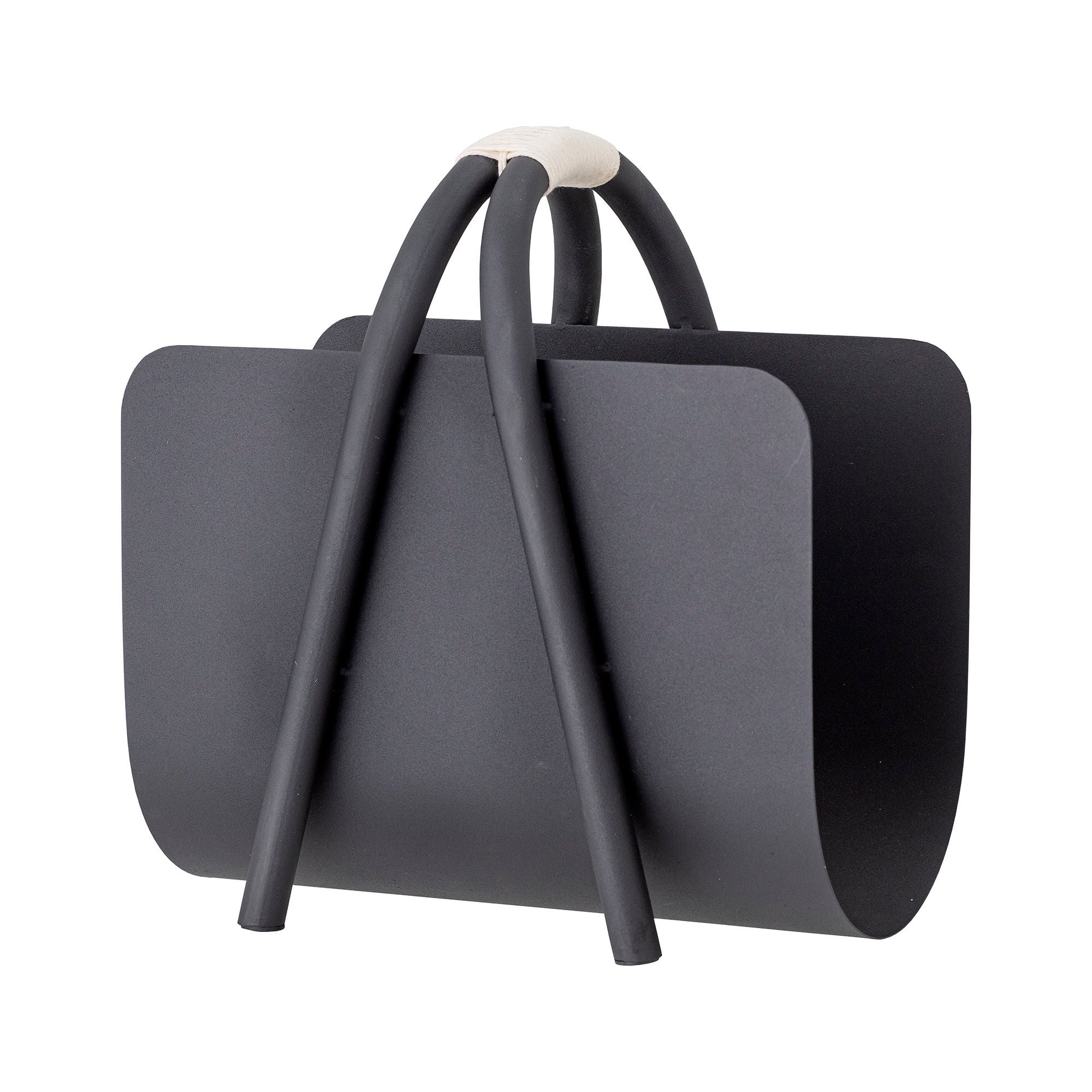 Bloomingville Eton Porte-revues, Noir, Métal