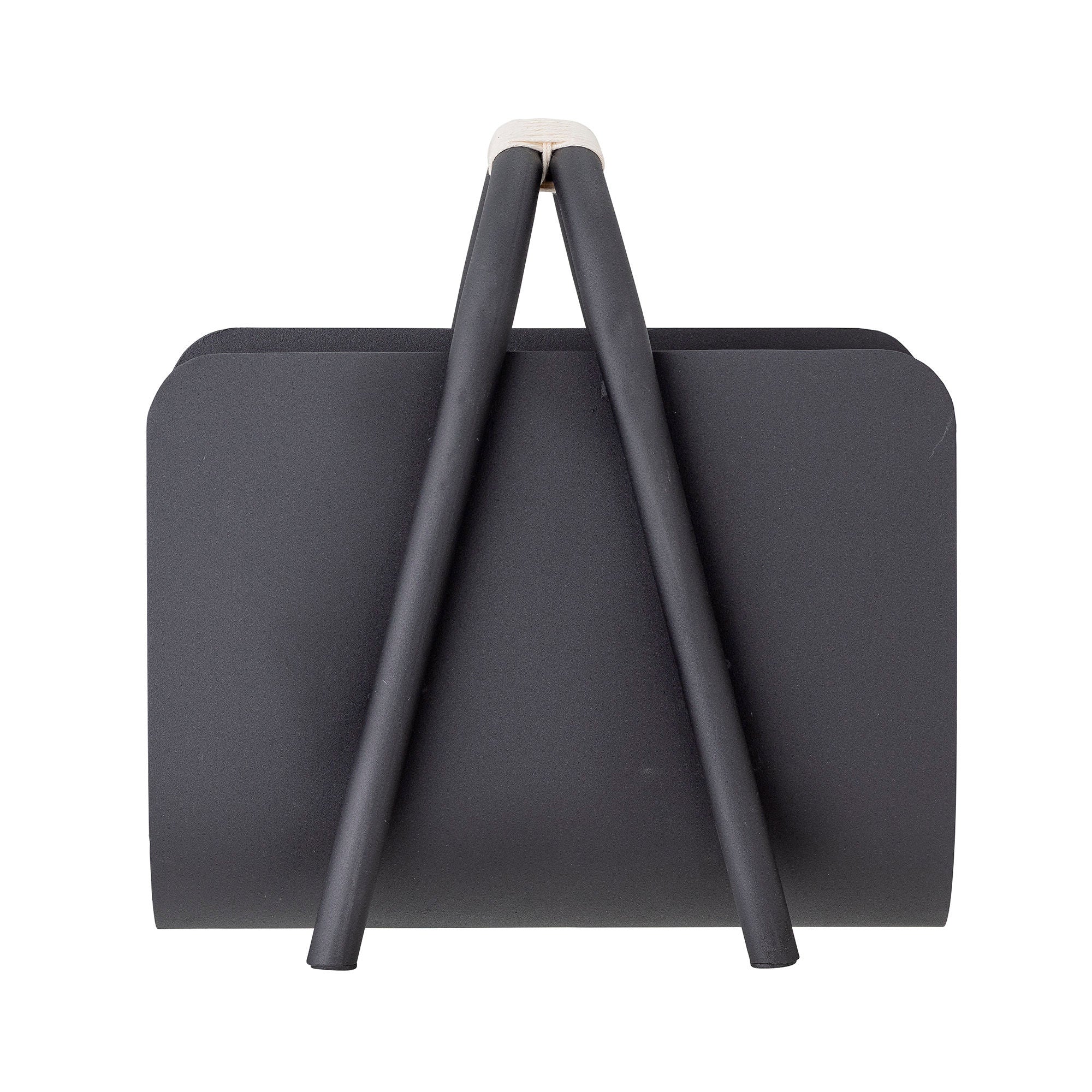 Bloomingville Eton Porte-revues, Noir, Métal