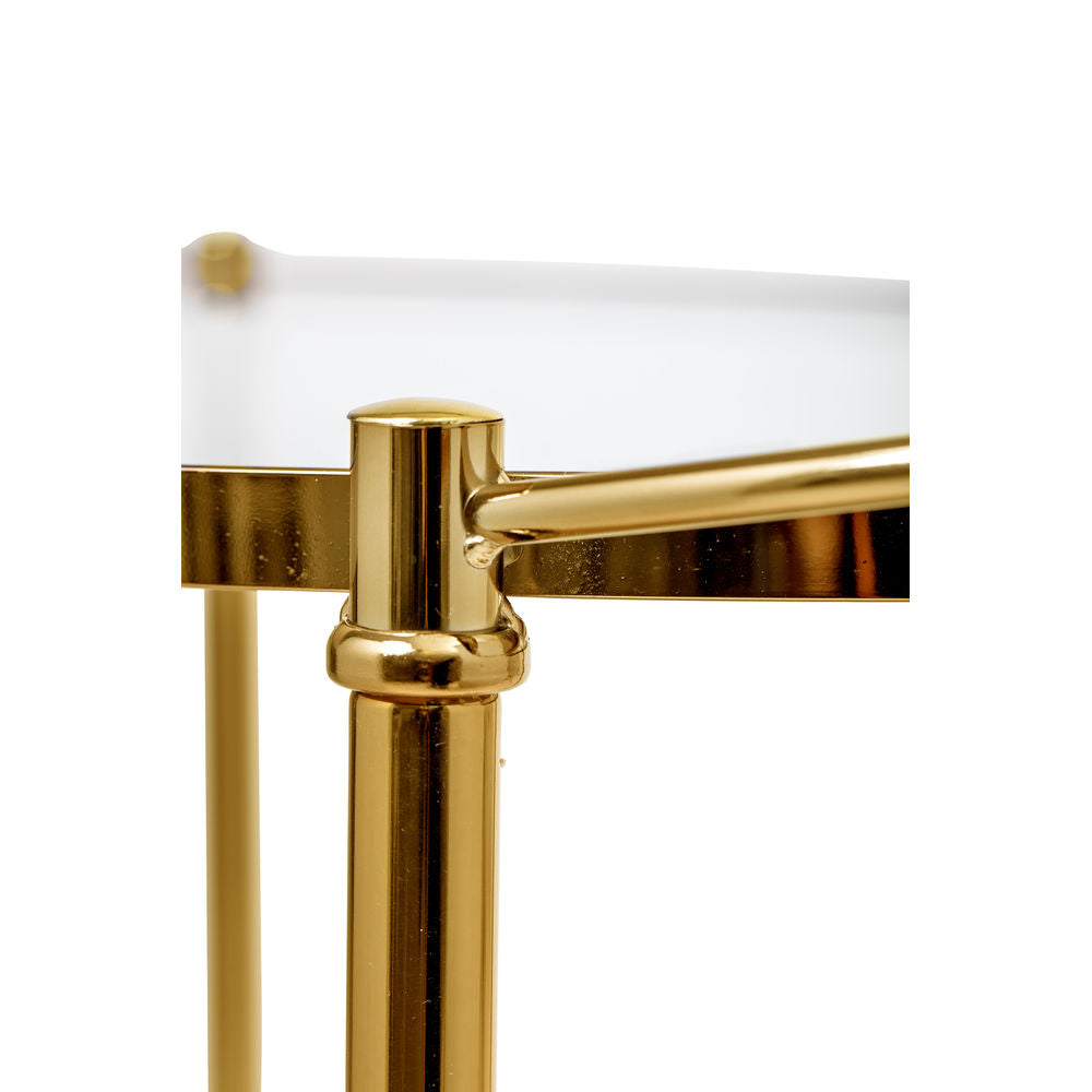 Bloomingville Fine Bartafel, Goud, Glas