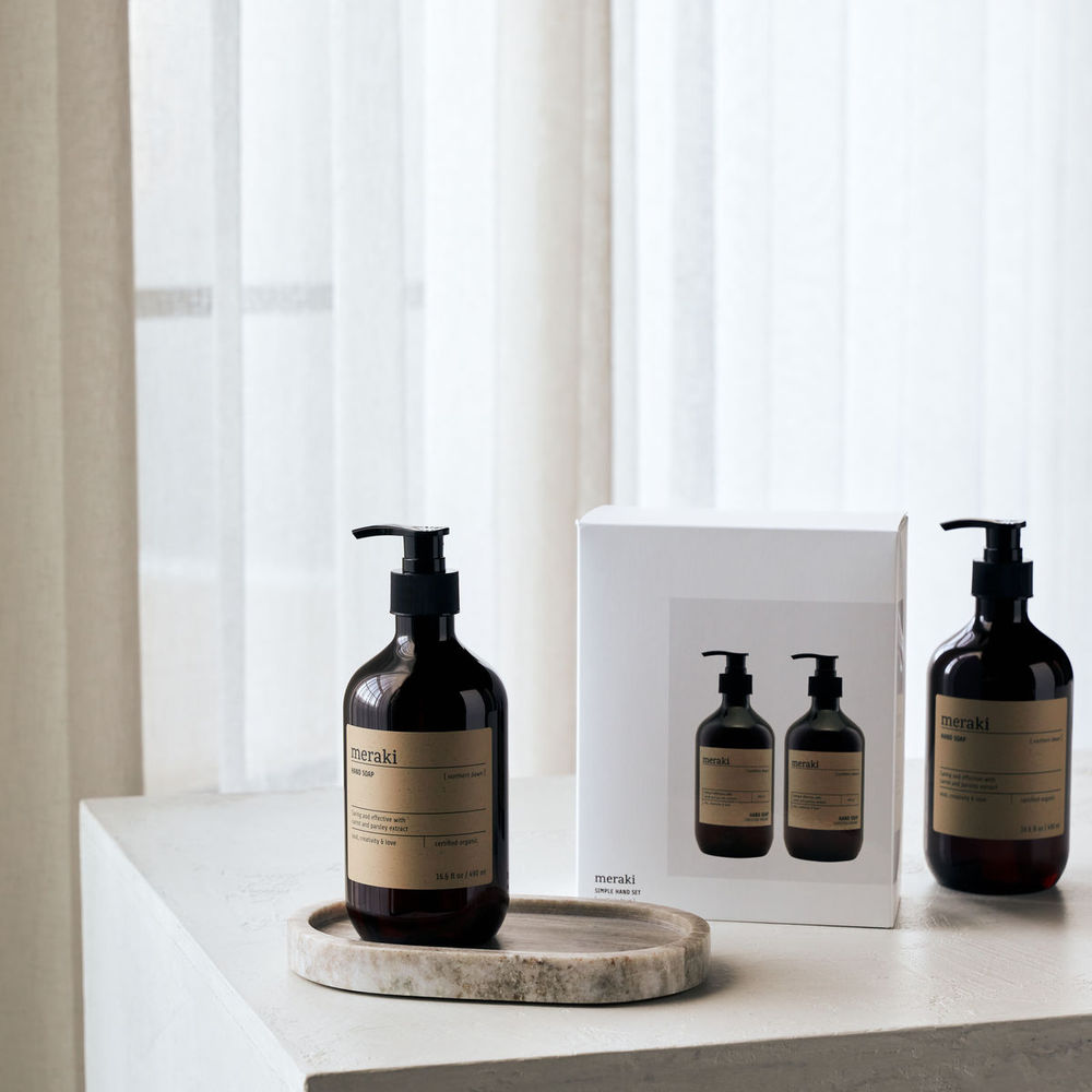 Meraki Cadeaubox, Simple hand set - Northern Dawn hand soap, Wit
