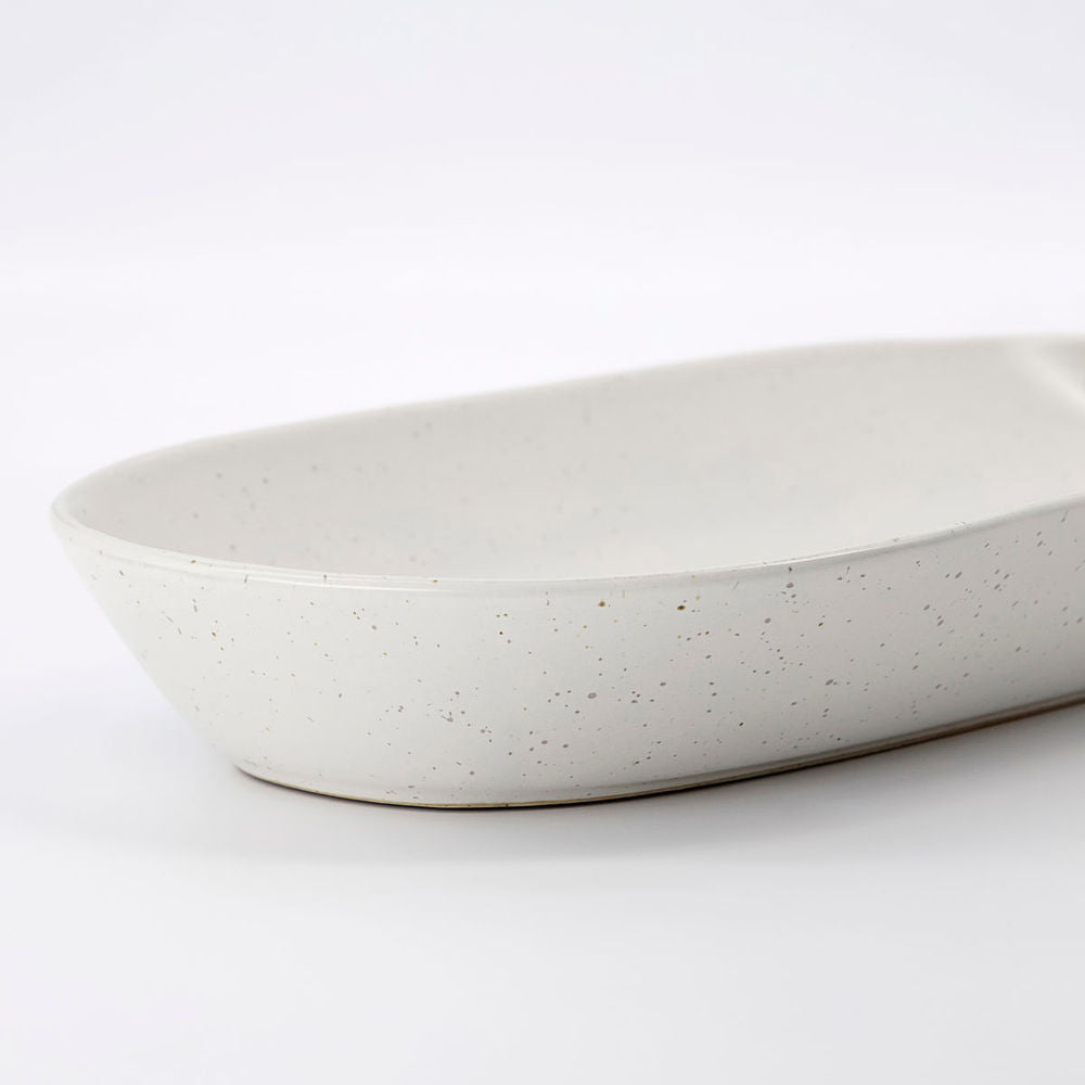Bol de service House Doctor, Pion, gris/blanc