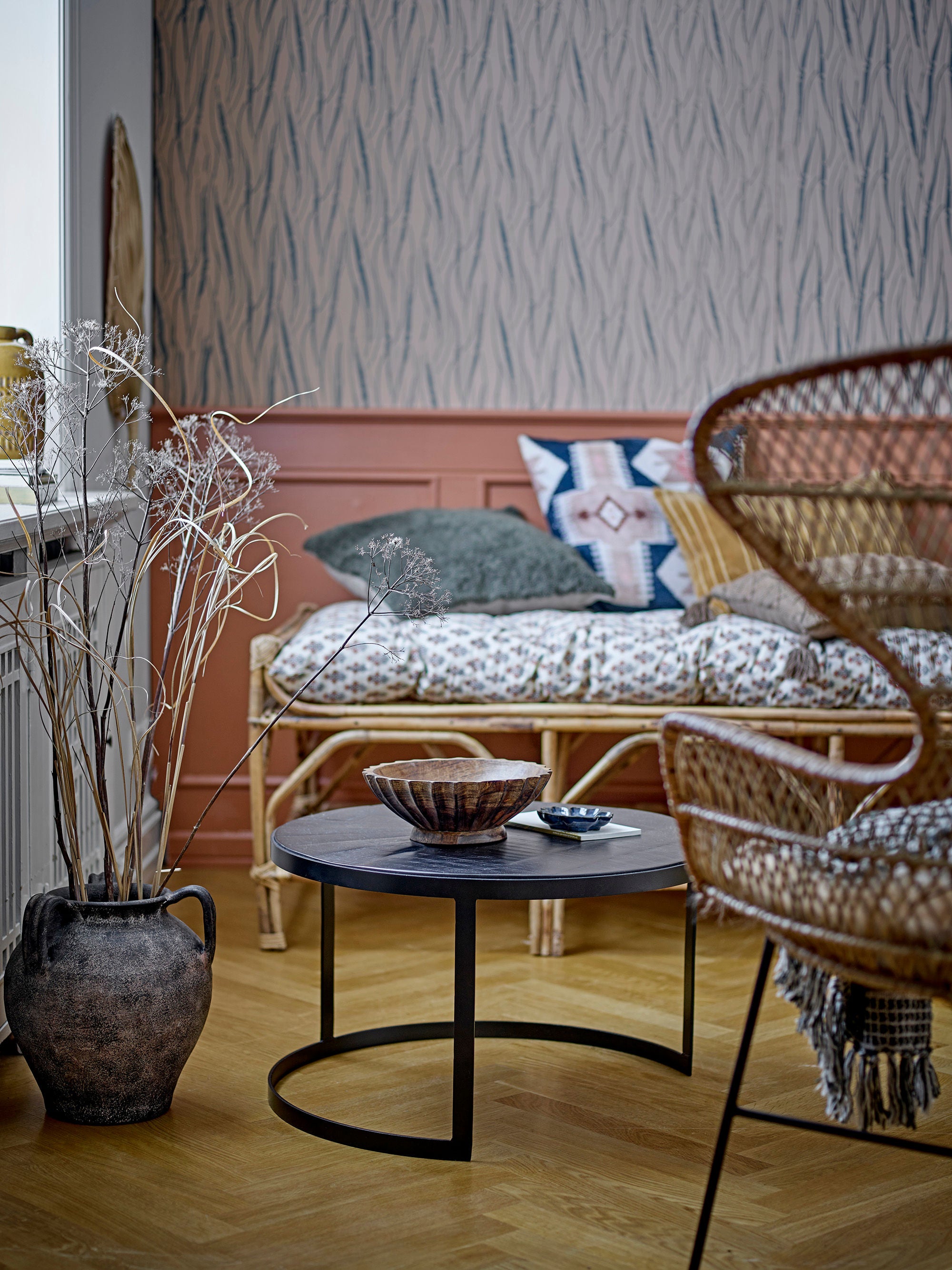 Bloomingville Frei Salontafel, Zwart, Mango