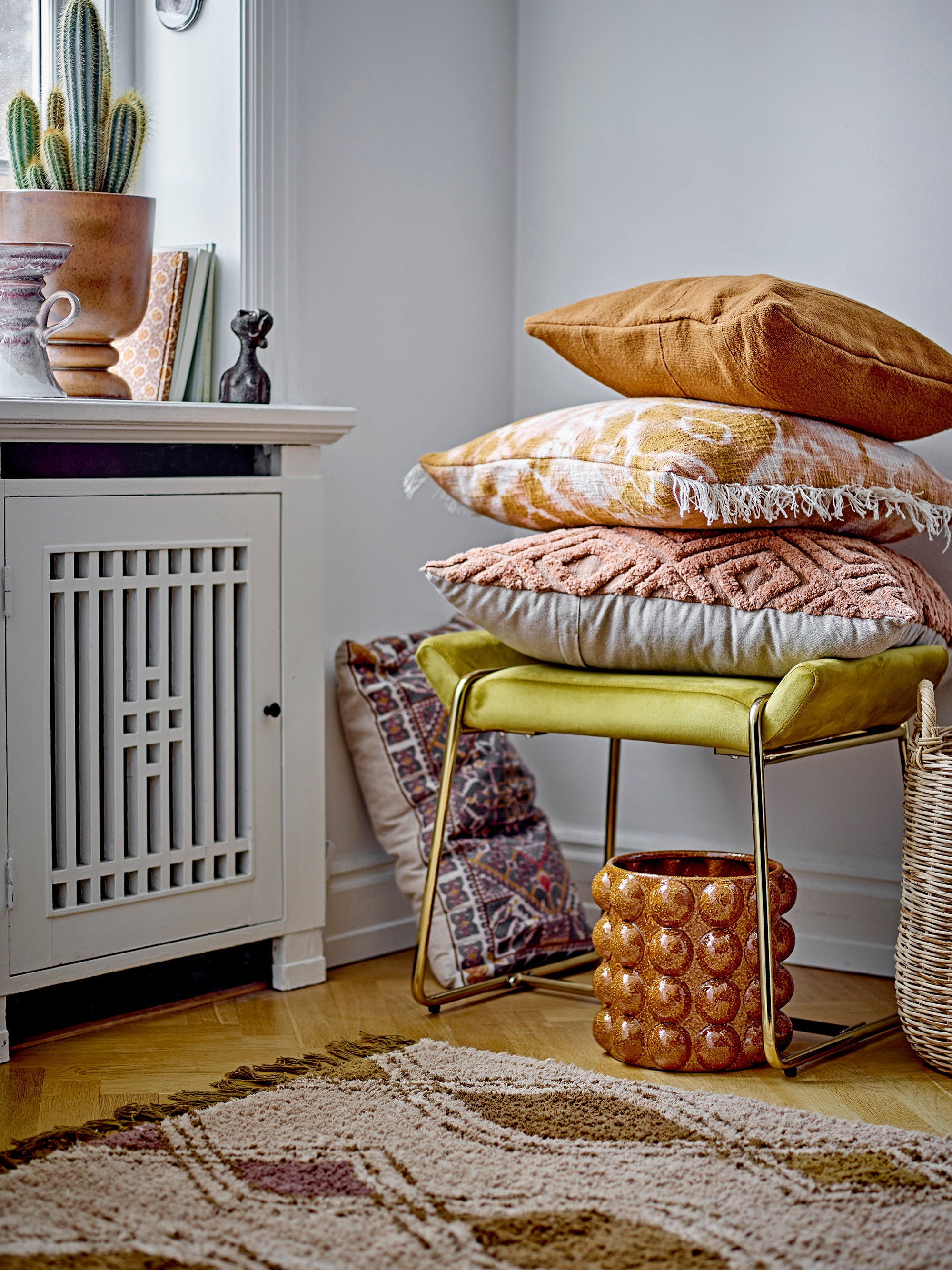 Bloomingville Tapis Isadora, Nature, Coton