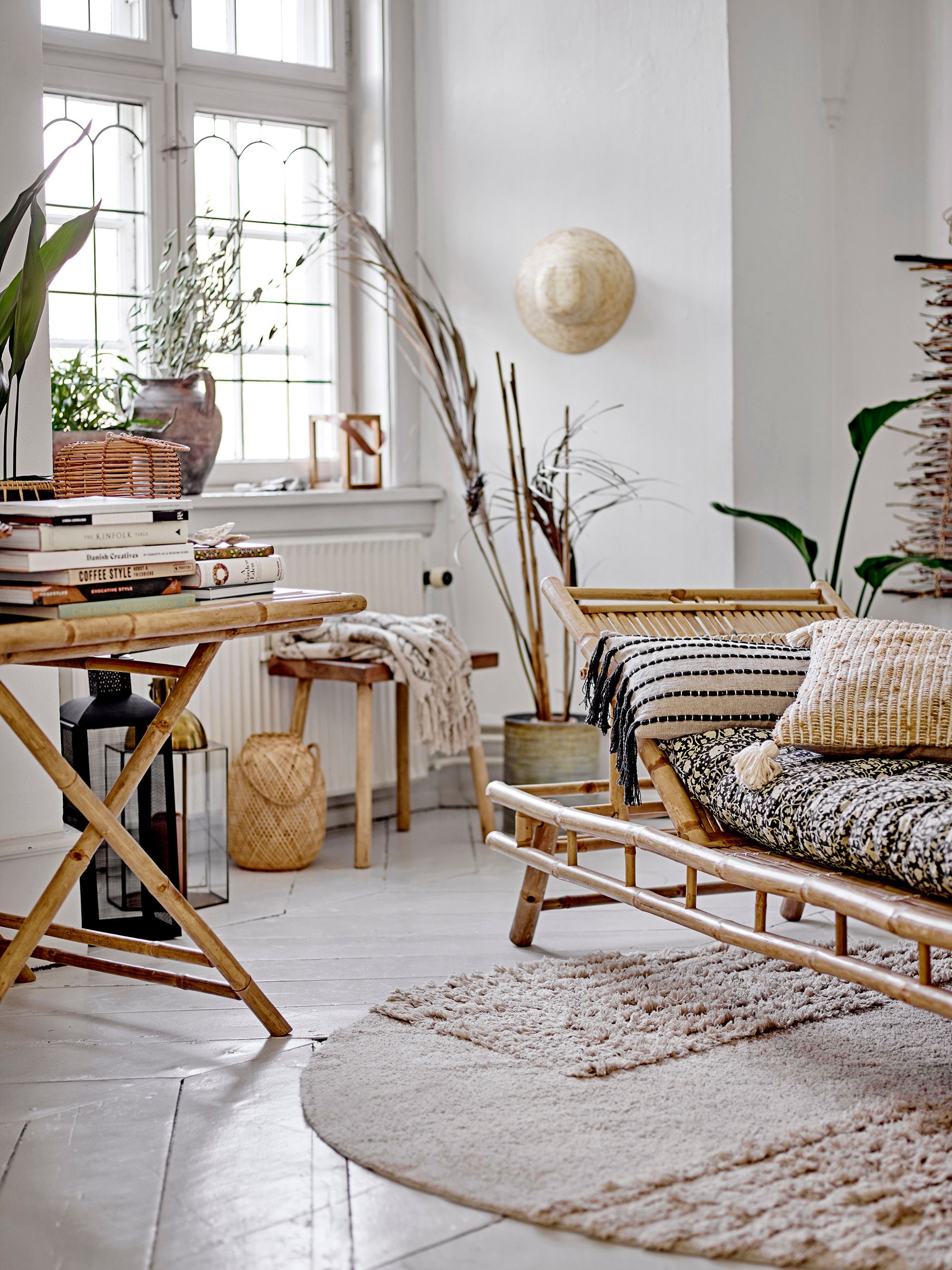 Bloomingville Tapis Clarie, Nature, Coton