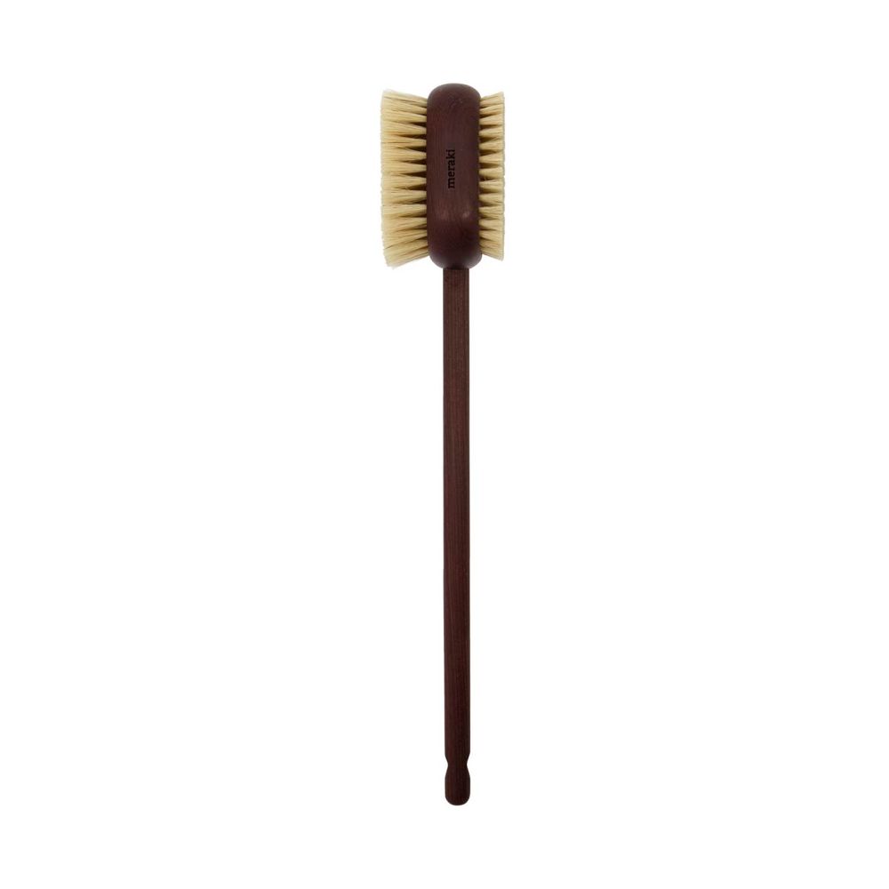 Meraki Brosse pour le corps avec poignée, Borago, nature