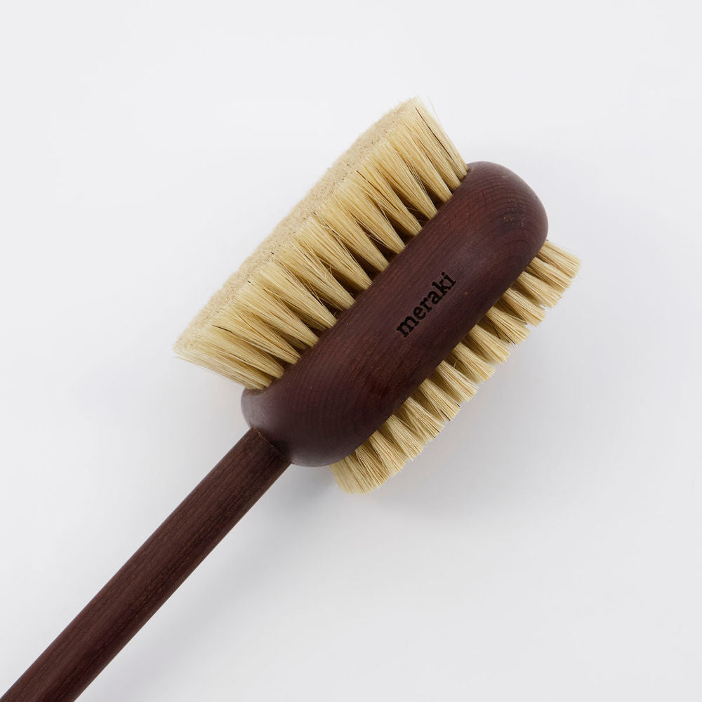 Meraki Brosse pour le corps avec poignée, Borago, nature