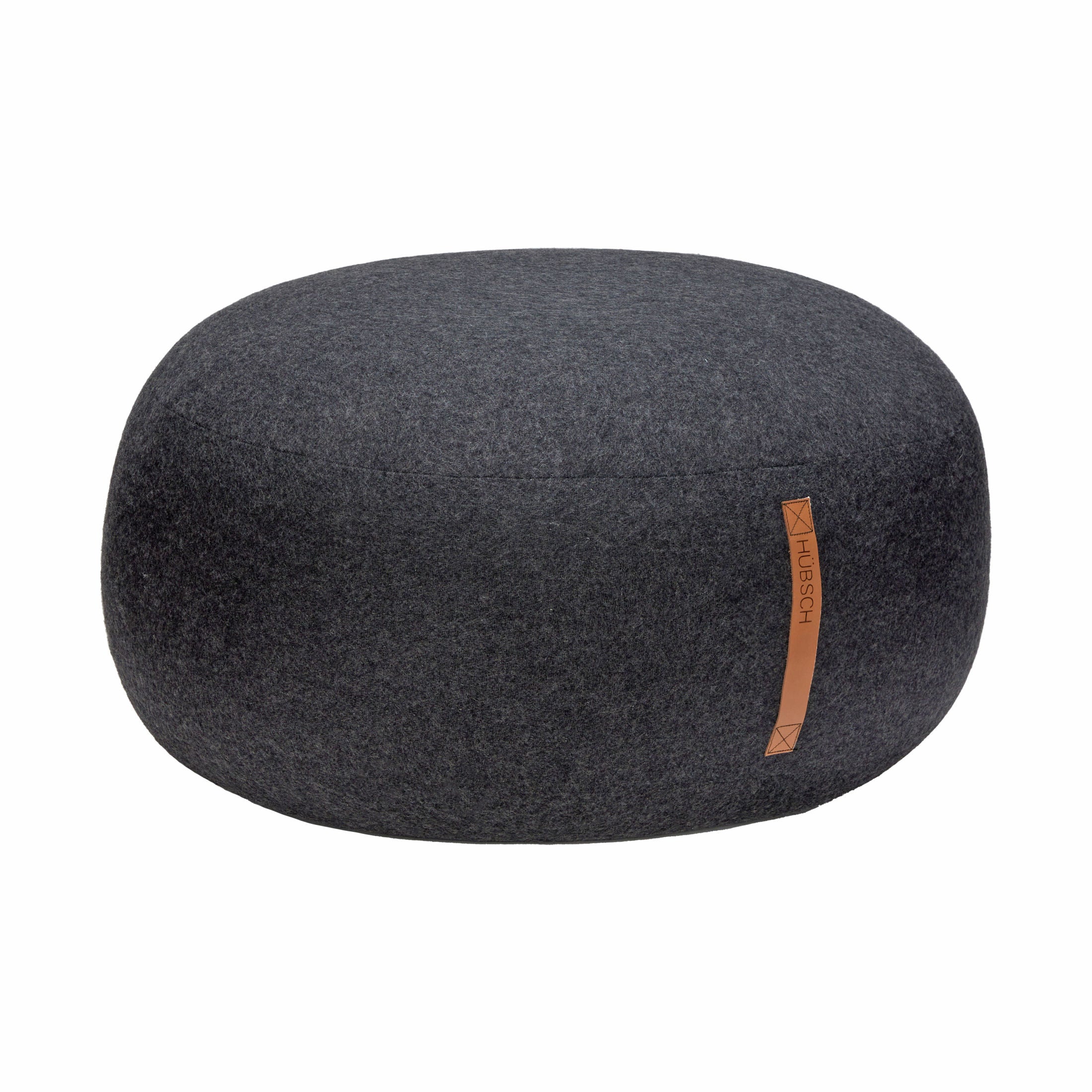 Hübsch Mochi Poef Ø70 Gris Foncé