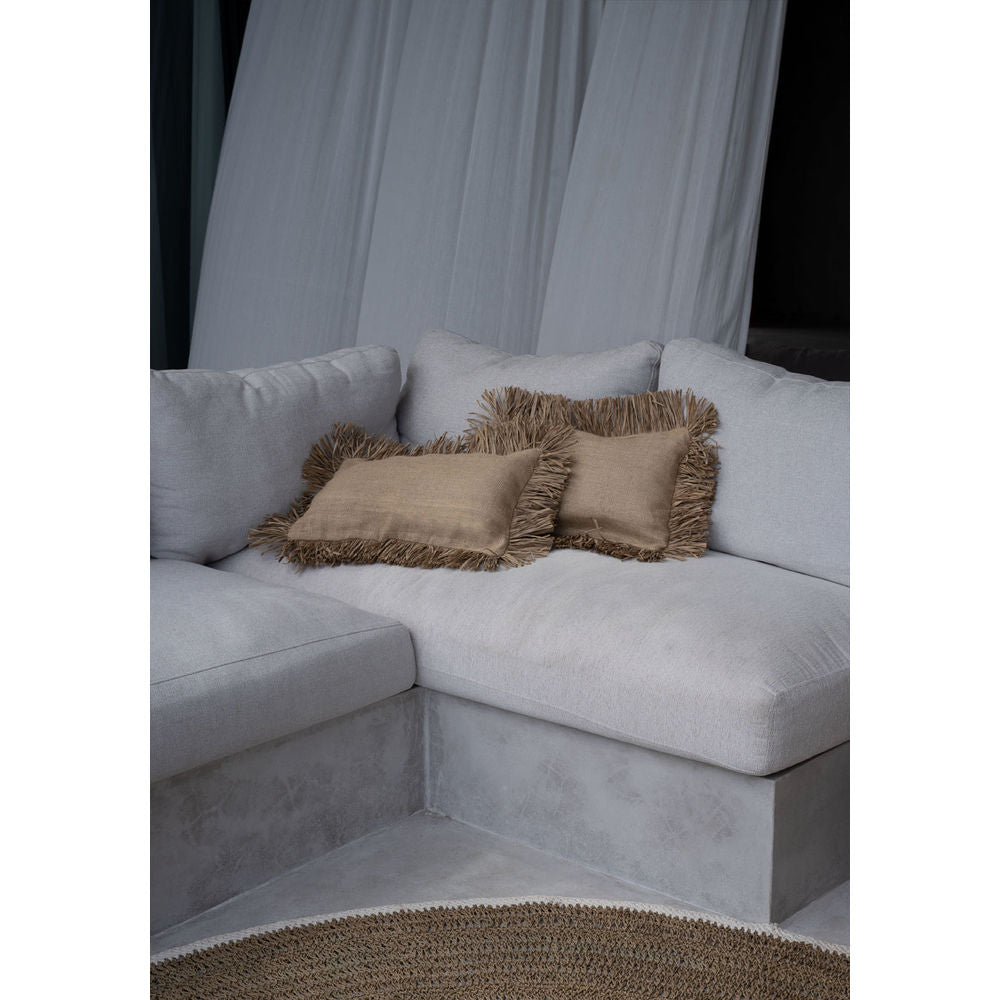 Bazar Bizarre Autour de Tapis de Seagrass & Coton-Blanc Naturel-200