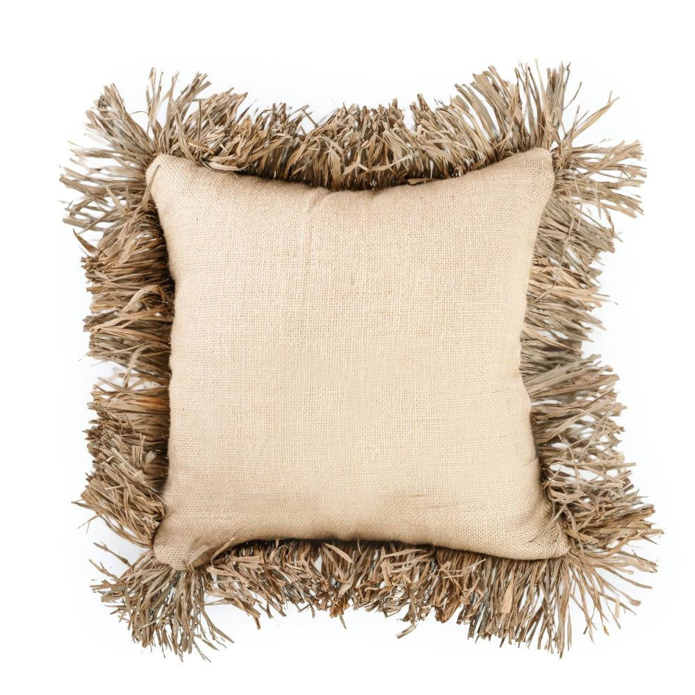Bazar Bizar De Jute Bonita Housse de Coussin - Naturel - 40x40