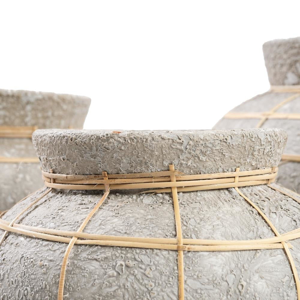 Bazar Bizarre The Belly Vase-Hormigón Natural-L