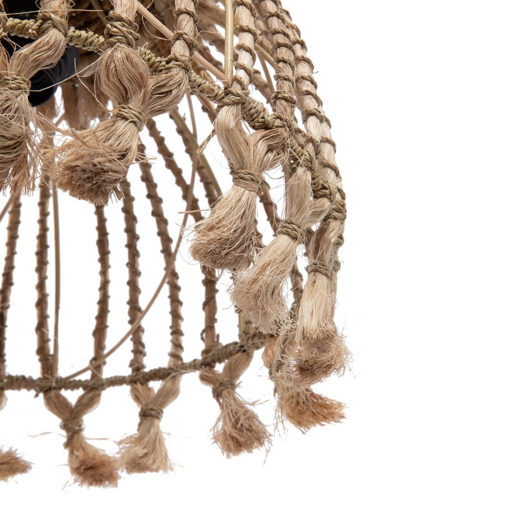 Bazar Bizarre The Abaca Brush Pendant-Natural-S