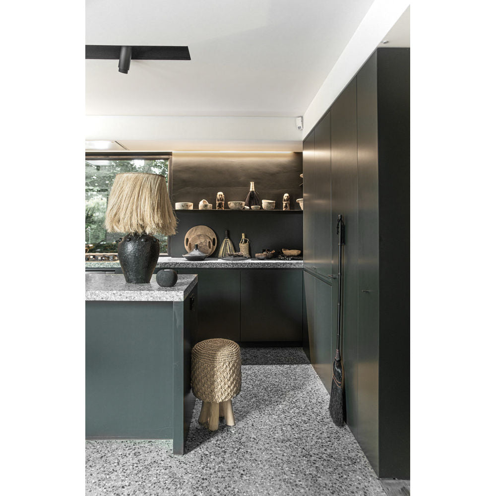 Bazar Bizarre Le Tabouret Noué Raphia-Naturel