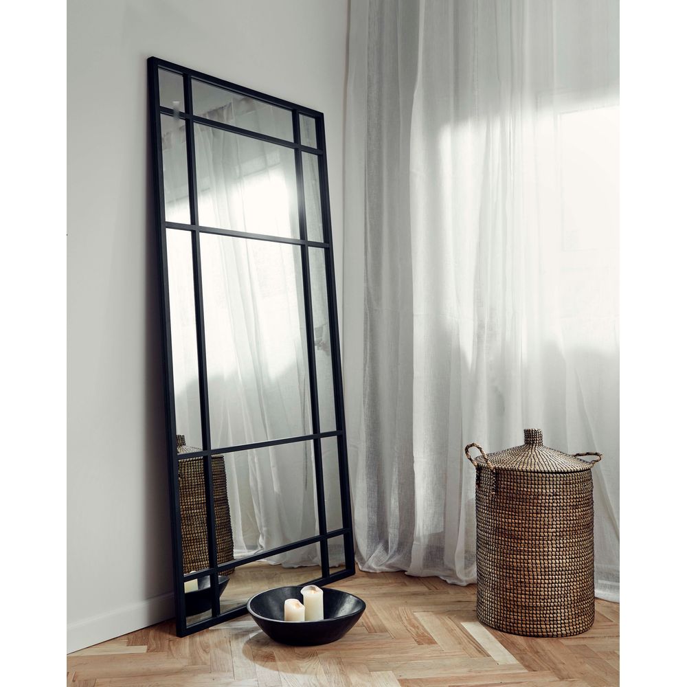 Nordal A/S SPIRIT Espejo de pared de hierro-negro
