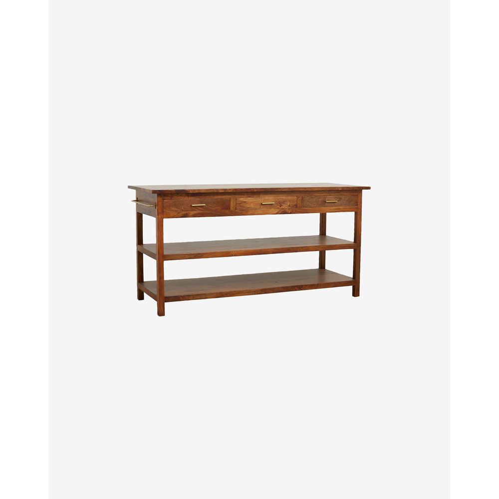 Mesa de presentación Nordal A/S CASPIAN - madera con cajones