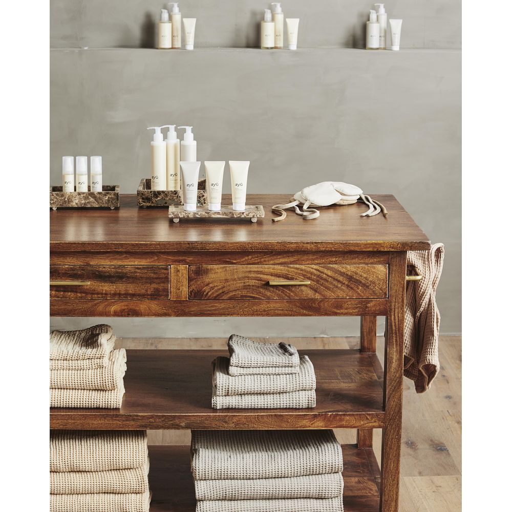 Mesa de presentación Nordal A/S CASPIAN - madera con cajones