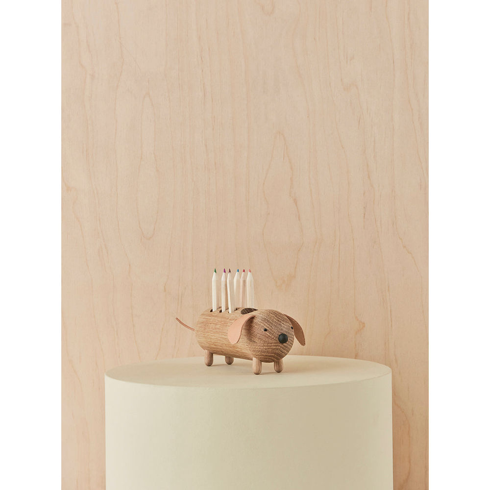 OYOY MINI Eddie Perro Portalápices-Naturaleza