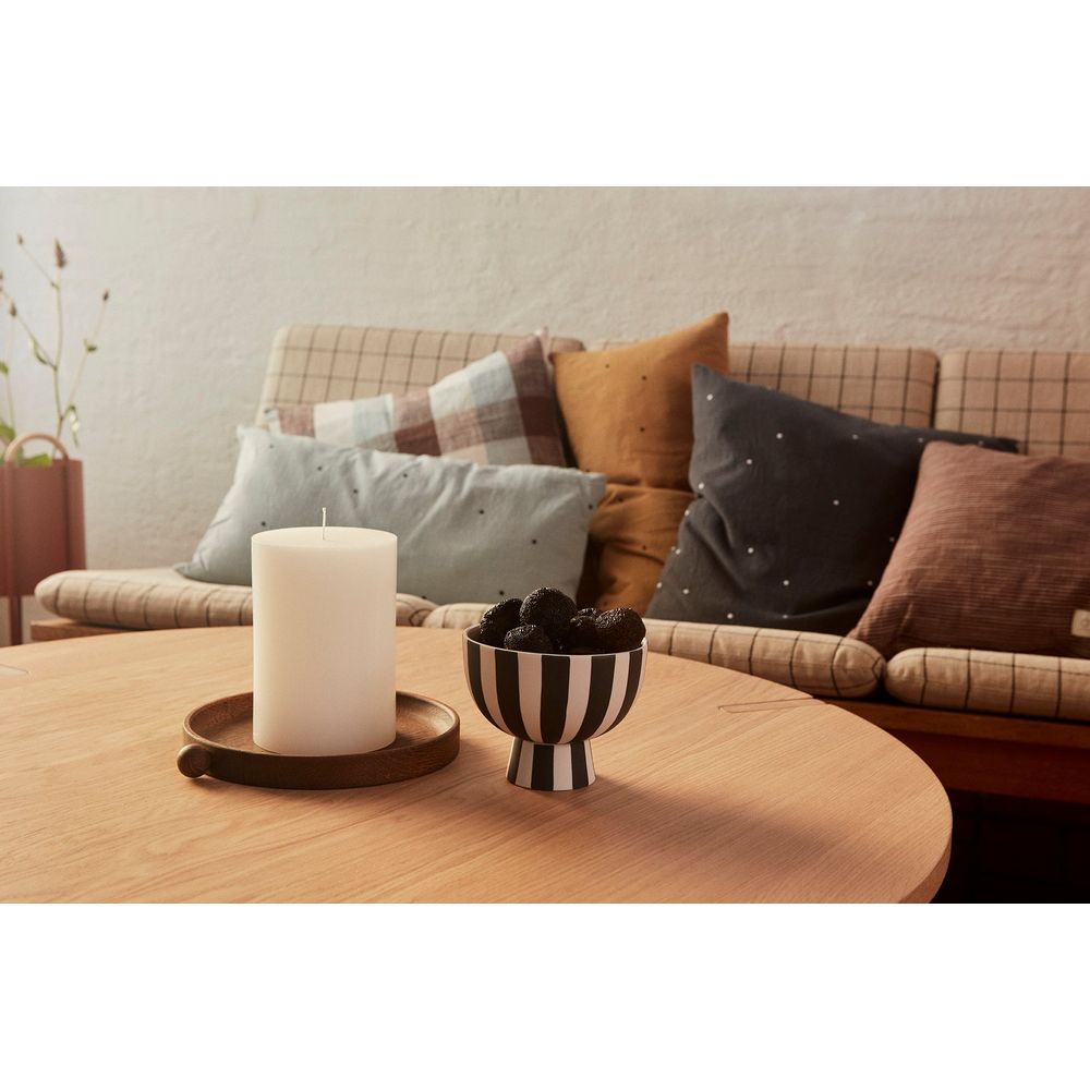OYOY LIVING Toppu Minikom - Blanc / Noir