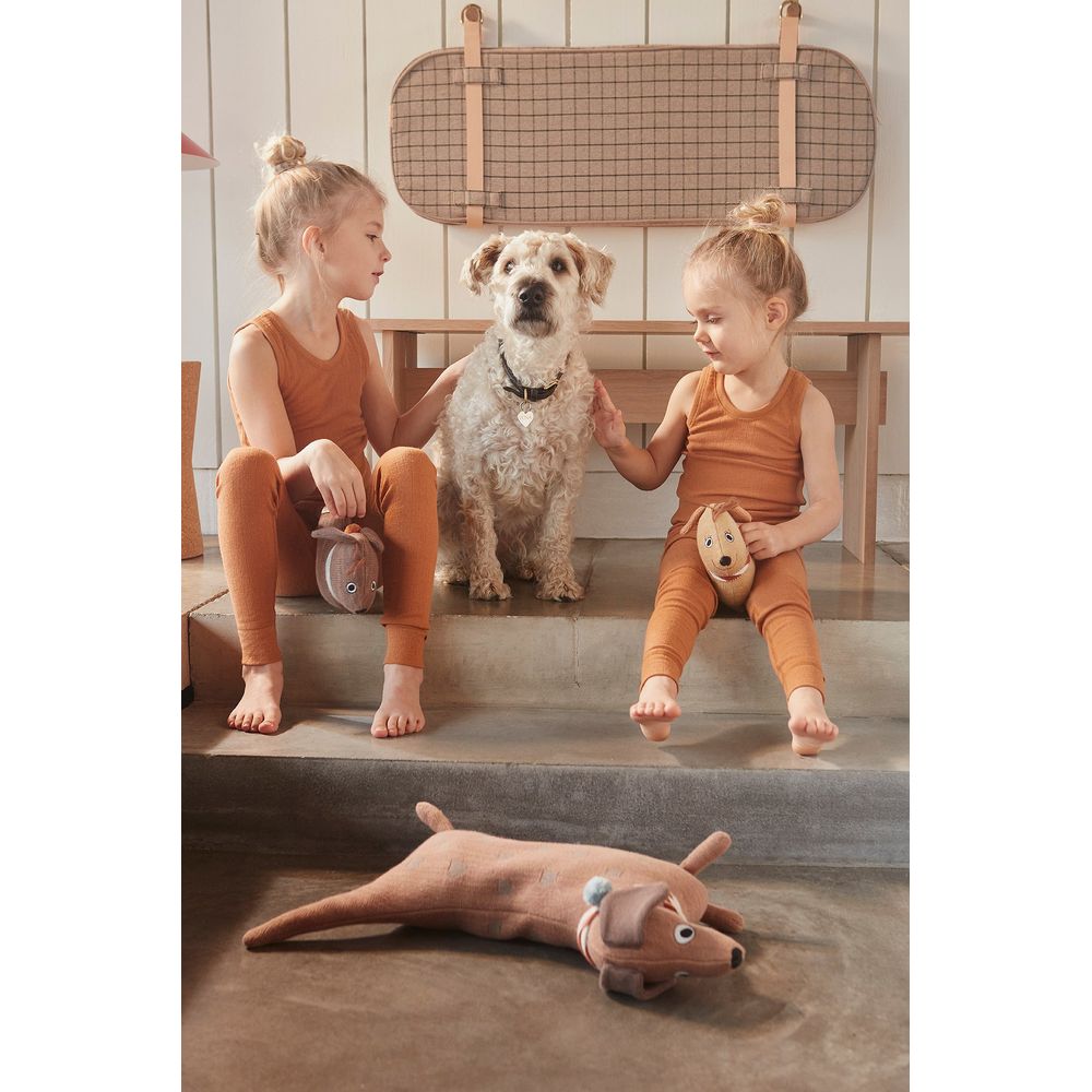 OYOY MINI Hunsi Hond Con Dos Cachorros Coco & Max - Multi.