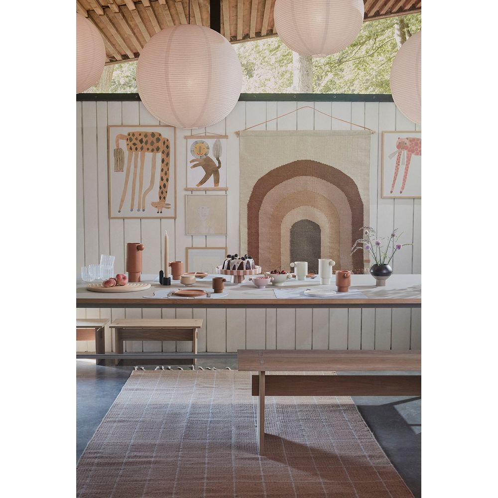 Plateau Toppu OYOY LIVING-Grand-Caramel/Rose