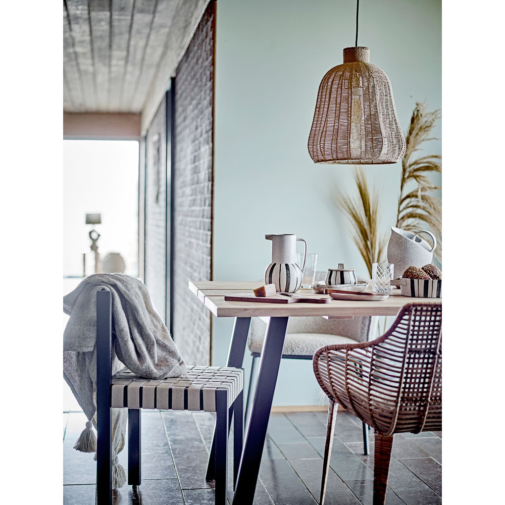 Bloomingville Marita Kan, Zwart, Steengoed