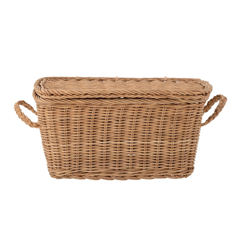 Creative Collection Kosta mand met deksel, Natuur, Rotan