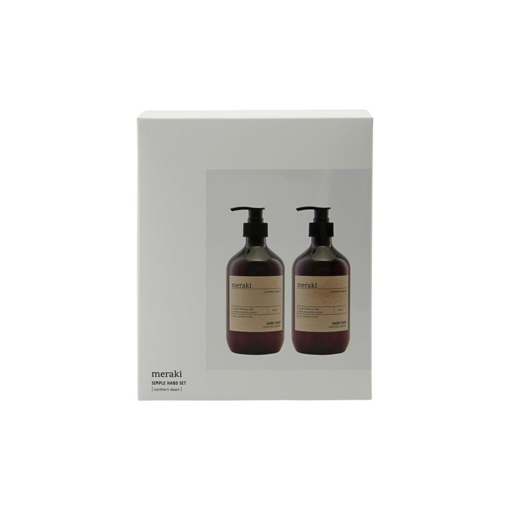 Meraki Cadeaubox, Simple hand set - Northern Dawn hand soap, Wit