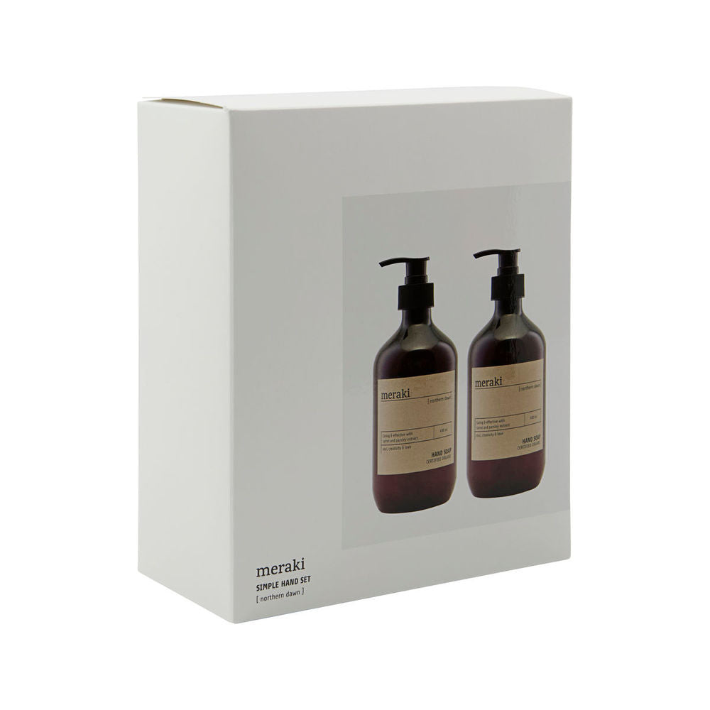 Meraki Cadeaubox, Simple hand set - Northern Dawn hand soap, Wit