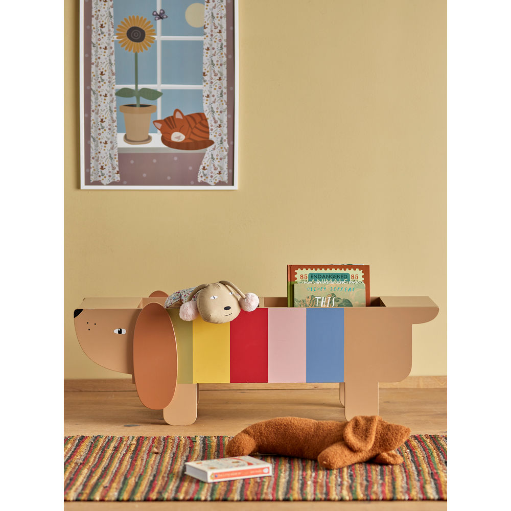 Bloomingville MINI Charlie boekenstandaard, Bruin, MDF
