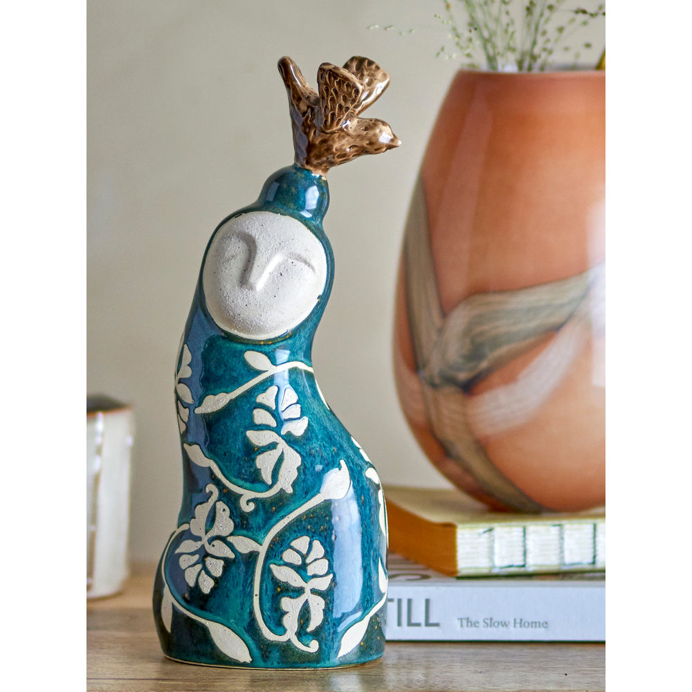 Blooming ville Layhan Deco, Blau, Steinzeug