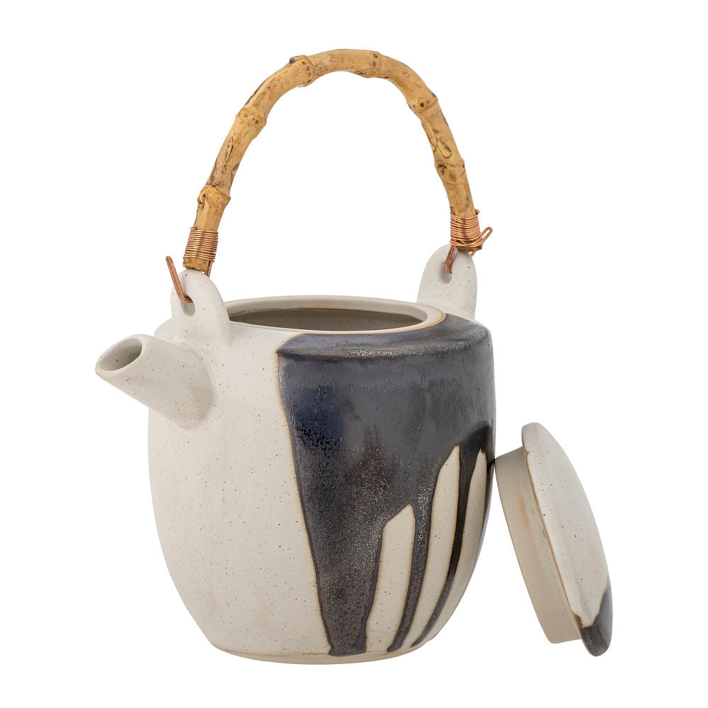 Bloomingville Okayama Theepot, Blauw, Steengoed
