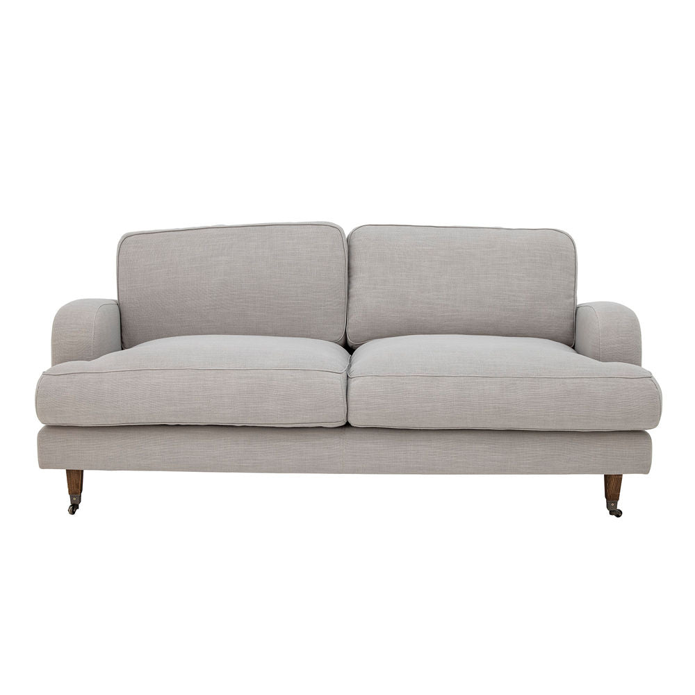 Kreative Sammlung Augusta Sofa, Natur, Polyester