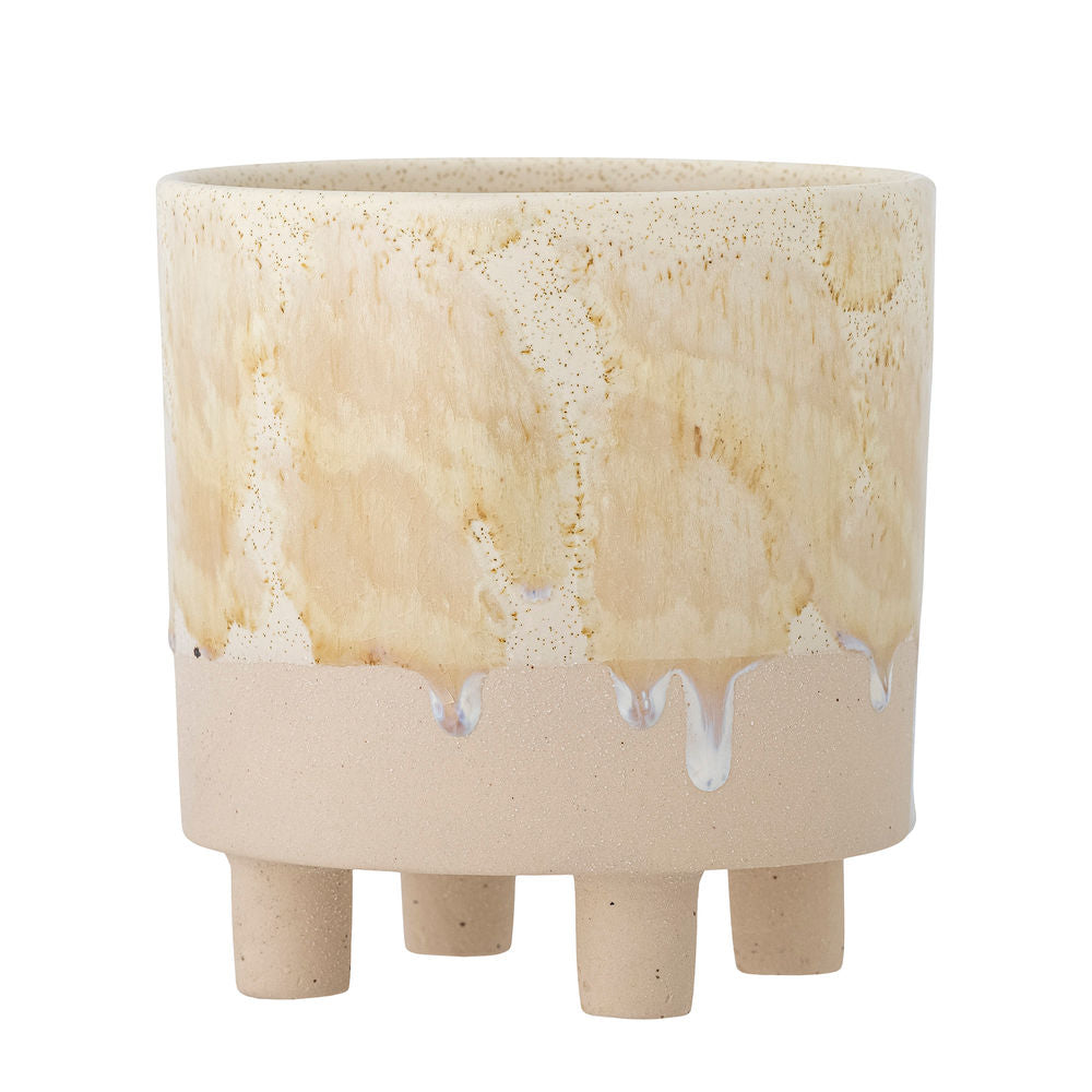 Creative Collection Imoa Bloempot, Geel, Steengoed