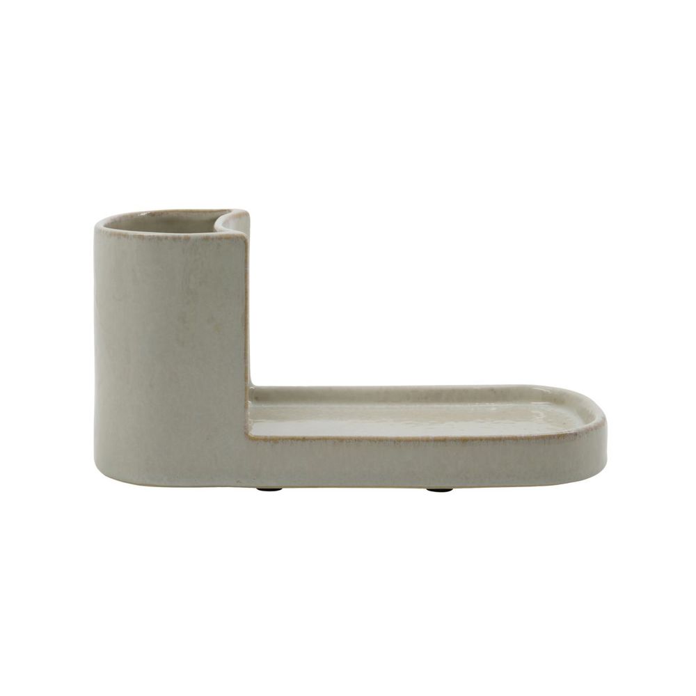 Meraki Borstel- en zeephouder, MKDatura, Shellish grey