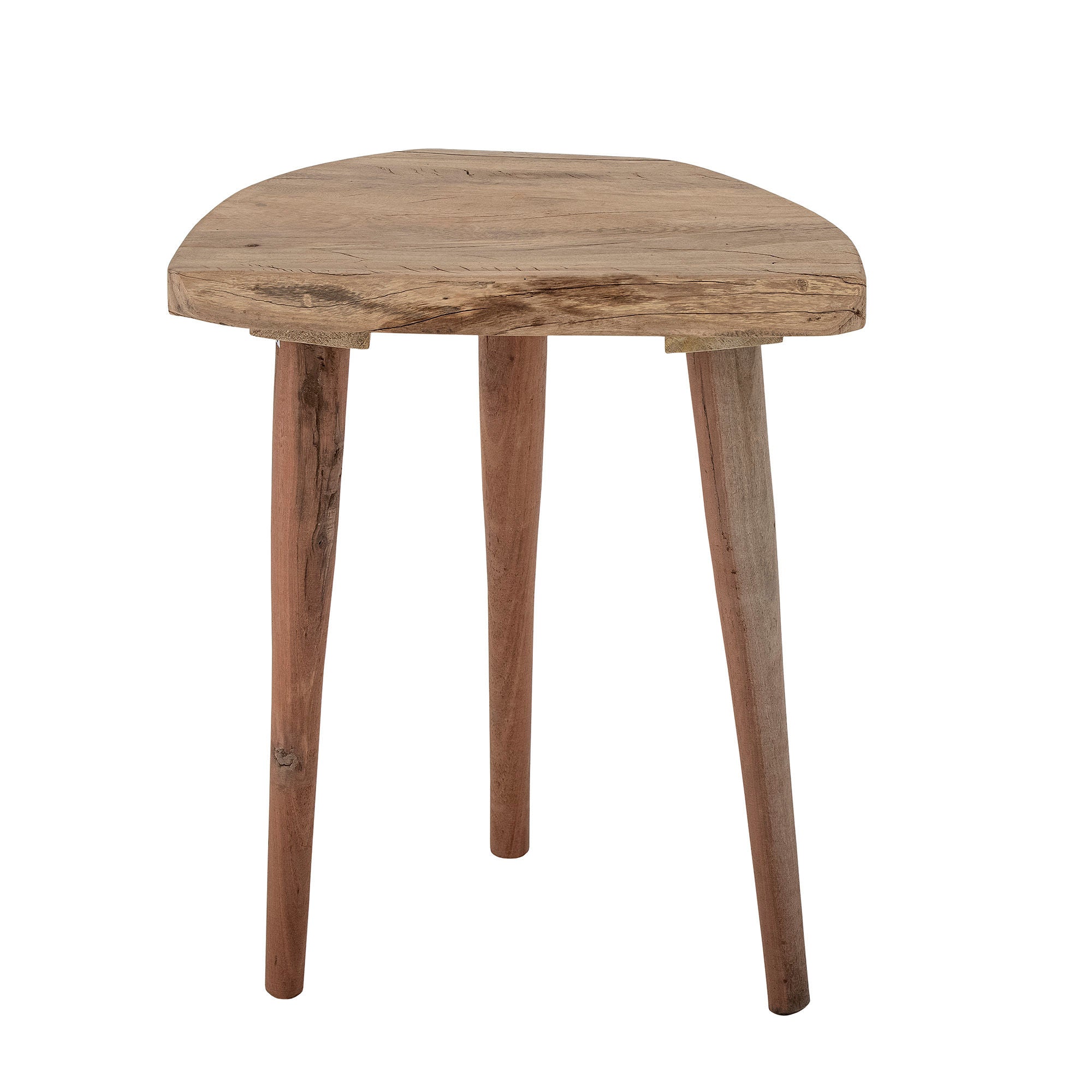 Creative Collection Table d'appoint Tudor, bois naturel récupéré