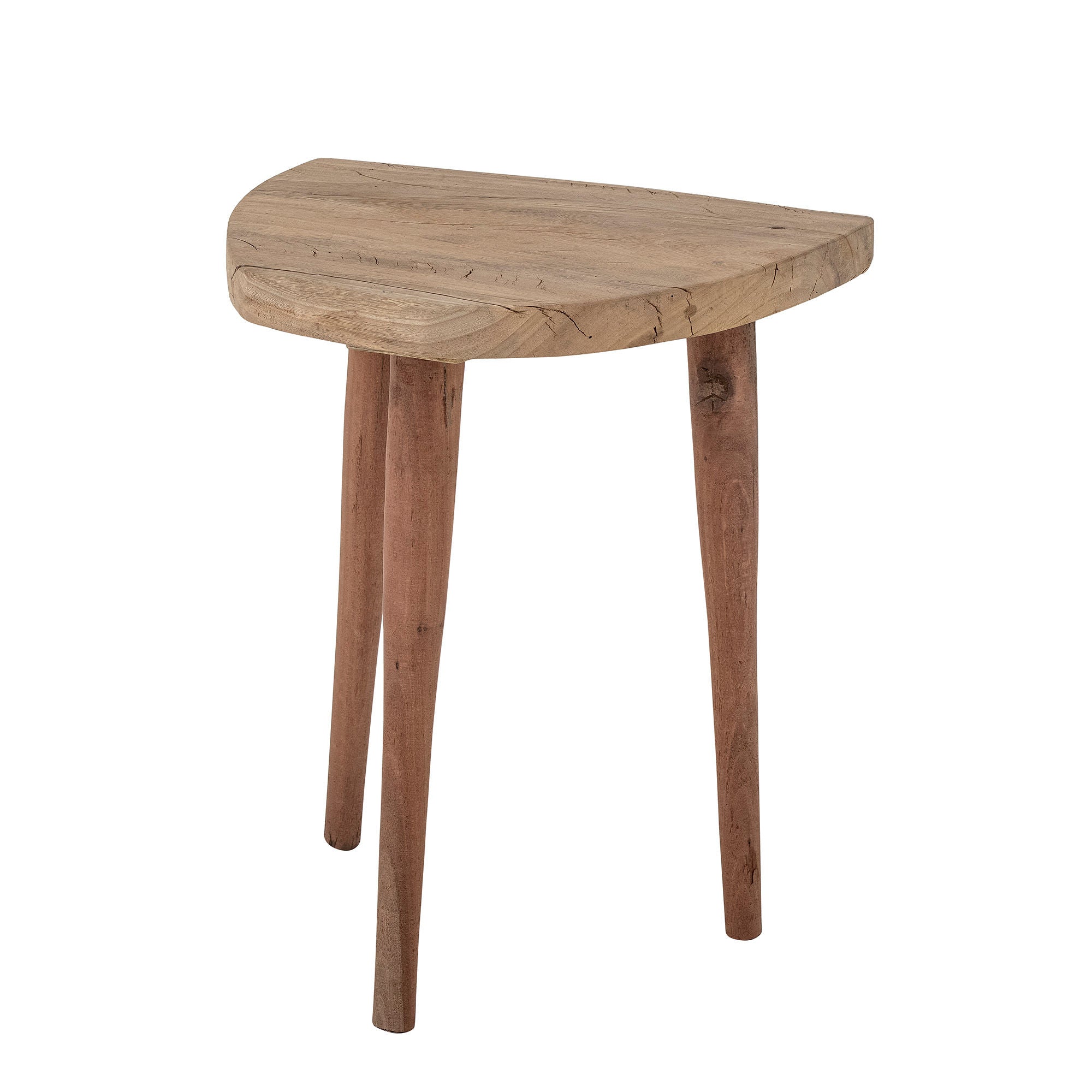 Creative Collection Table d'appoint Tudor, bois naturel récupéré