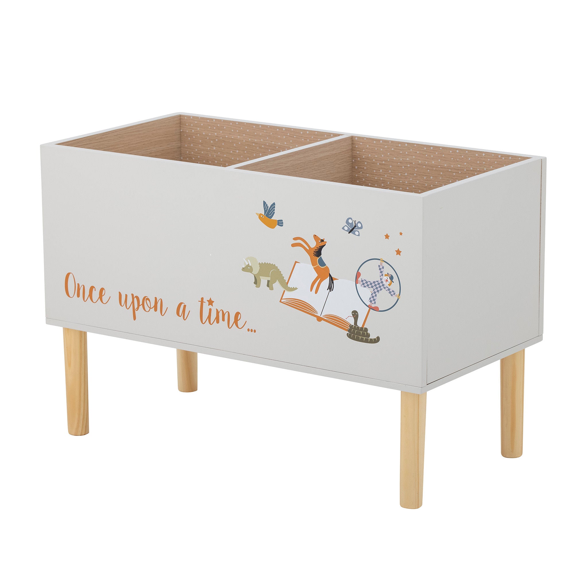 Bloomingville MINI Salam boekenstandaard, Grijs, MDF